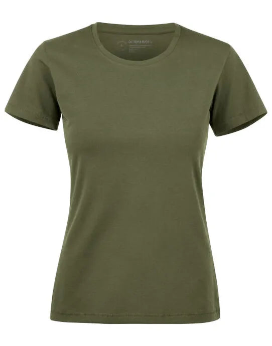 Cutter &amp; Buck - Manzanita Roundneck Women - Ivy Green - Customisable T-Shirt