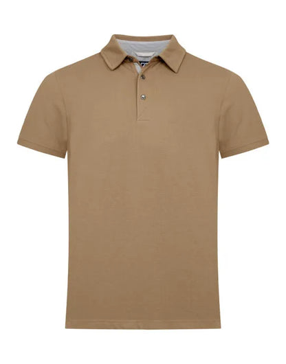 Cutter &amp; Buck - Advantage Premium Polo Men - Khaki - Customisable POLO SHIRTS