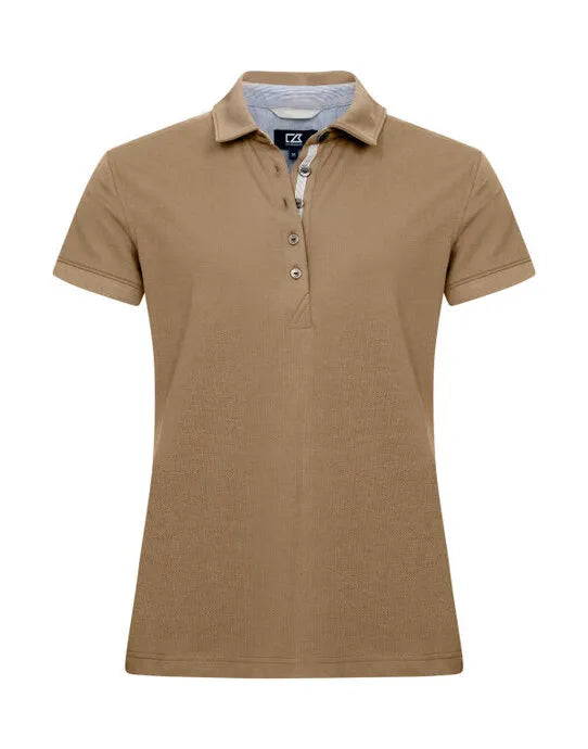 Cutter &amp; Buck - Advantage Premium Polo Women - Khaki - Customisable POLO SHIRTS