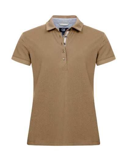 Cutter &amp; Buck - Advantage Premium Polo Women - Khaki - Customisable POLO SHIRTS