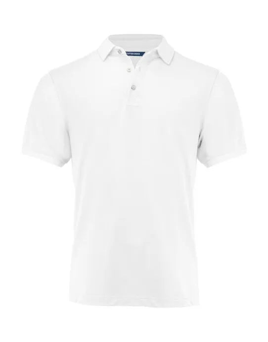 Cutter &amp; Buck - Virtue Polo Solid Men - White - Customisable POLO SHIRTS