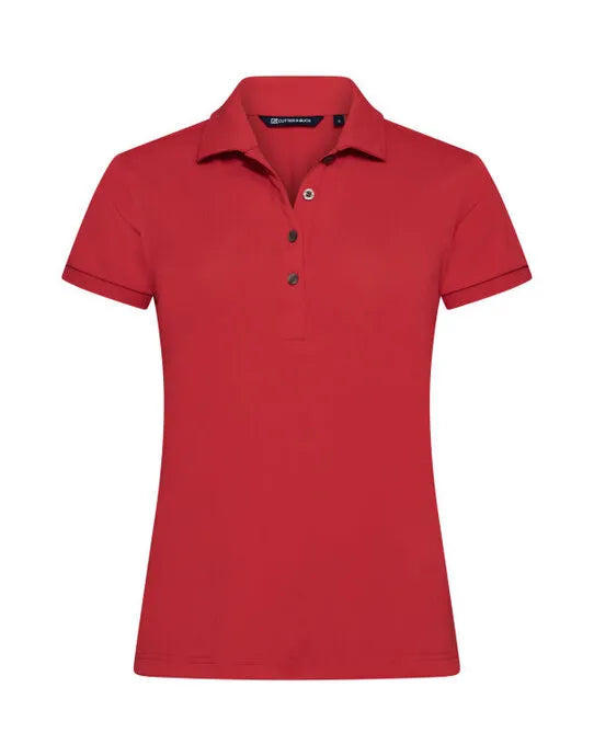 Cutter &amp; Buck - Virtue Polo Solid Women - Red - Customisable POLO SHIRTS