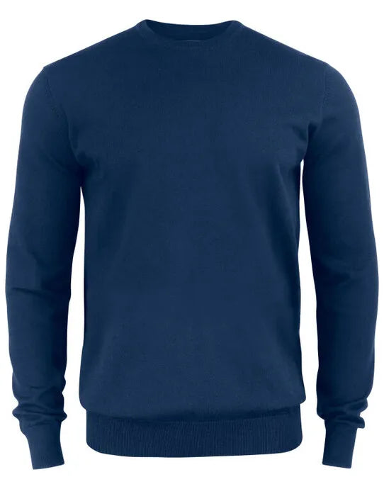 Cutter &amp; Buck - Oakville Crewneck Men - Dark Navy - Customisable Knitwear