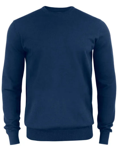 Cutter &amp; Buck - Oakville Crewneck Men - Dark Navy - Customisable Knitwear
