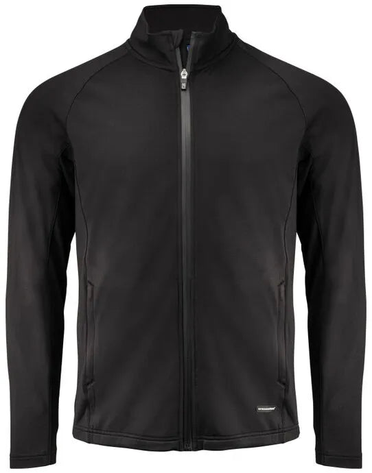 Cutter &amp; Buck - Adapt Full Zip Jacket Men - Black - Customisable Sportswear