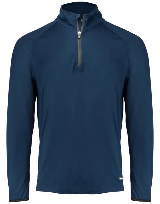 Cutter &amp; Buck - Adapt Half Zip Men - Dark Navy - Customisable Sportswear