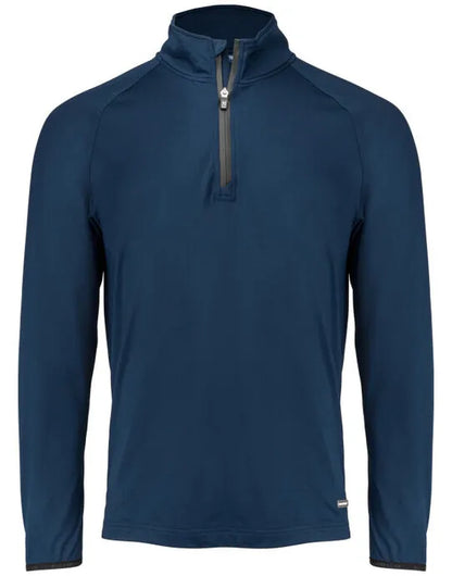 Cutter &amp; Buck - Adapt Half Zip Men - Dark Navy - Customisable Sportswear