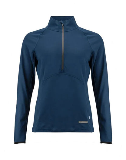 Cutter &amp; Buck - Adapt Half Zip Women - Dark Navy - Customisable Sportswear