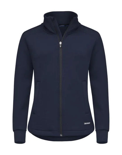 Cutter &amp; Buck - Pemberton Cardigan Full Zip Women - Dark Navy - Customisable SWEATSHIRTS AND HOODIES
