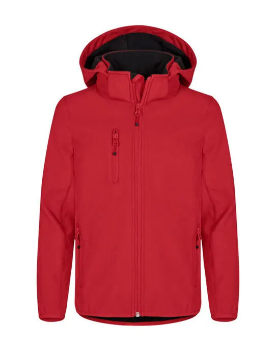 Clique Classic Softshell Jacket Junior Cq0200909 - Red 6-8 - Customisable OUTERWEAR