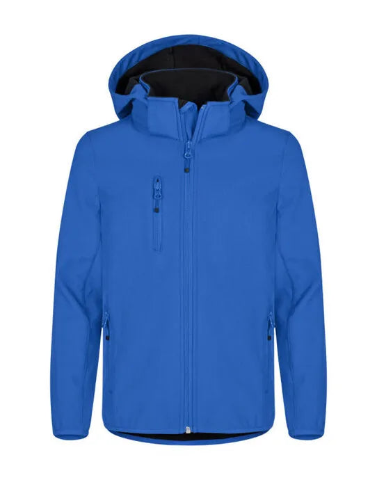 Clique Classic Softshell Jacket Junior Cq0200909 - Royal Blue 6-8 - Customisable OUTERWEAR