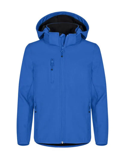 Clique Classic Softshell Jacket Junior Cq0200909 - Royal Blue 12-14 - Customisable OUTERWEAR
