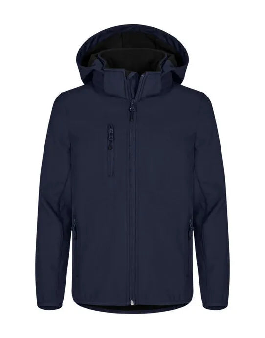 Clique Classic Softshell Jacket Junior Cq0200909 - Dark Navy 6-8 - Customisable OUTERWEAR