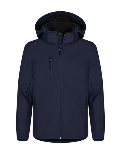Clique Classic Softshell Jacket Junior Cq0200909 - Dark Navy 12-14 - Customisable OUTERWEAR