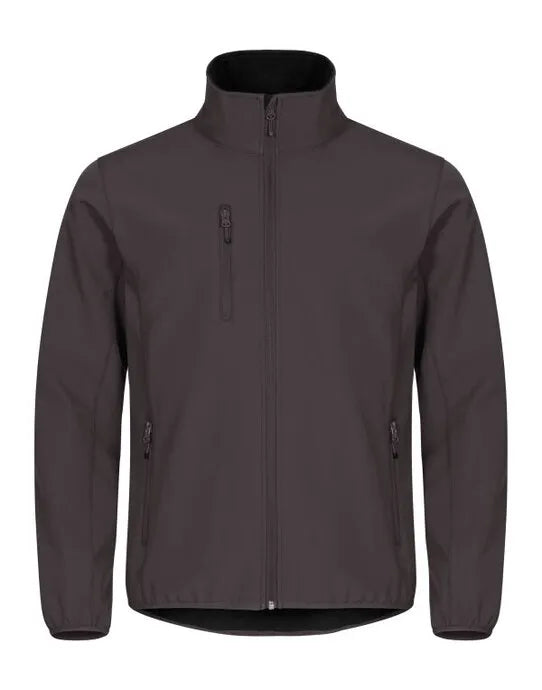 Clique - Classic Softshell Jacket - Dark Grey - Customisable OUTERWEAR
