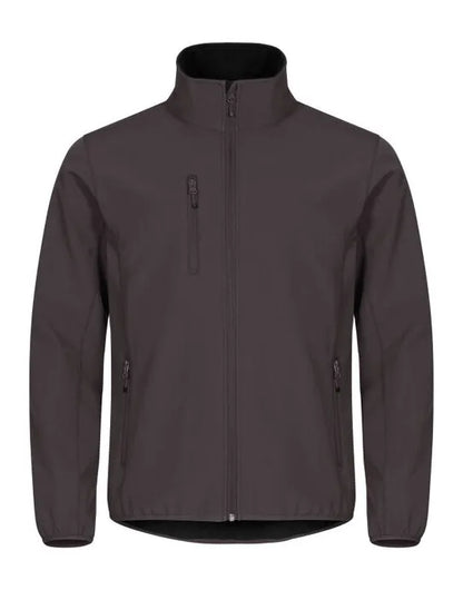 Clique - Classic Softshell Jacket - Dark Grey - Customisable OUTERWEAR