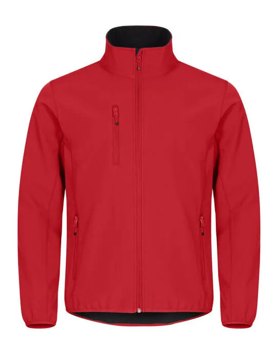 Clique - Classic Softshell Jacket - Red - Customisable OUTERWEAR