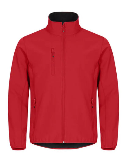 Clique - Classic Softshell Jacket - Red - Customisable OUTERWEAR