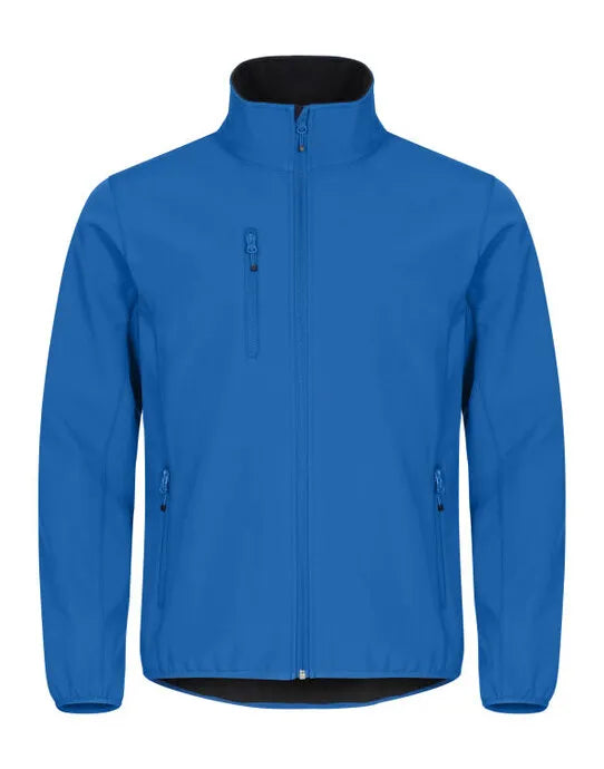 Clique - Classic Softshell Jacket - Royal Blue - Customisable OUTERWEAR