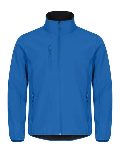 Clique - Classic Softshell Jacket - Royal Blue - Customisable OUTERWEAR