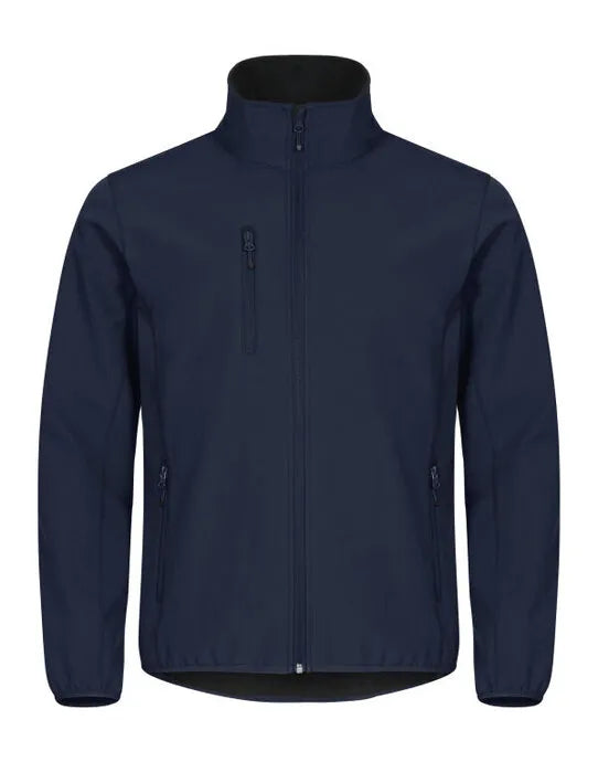 Clique - Classic Softshell Jacket - Dark Navy - Customisable OUTERWEAR