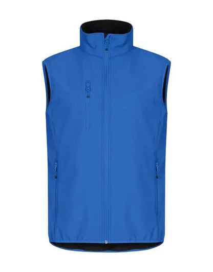 Clique - Classic Softshell Vest - Royal Blue - Customisable OUTERWEAR