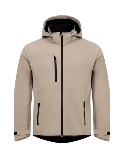 Clique - Classic Softshell 2 In 1 - Sand - Customisable OUTERWEAR