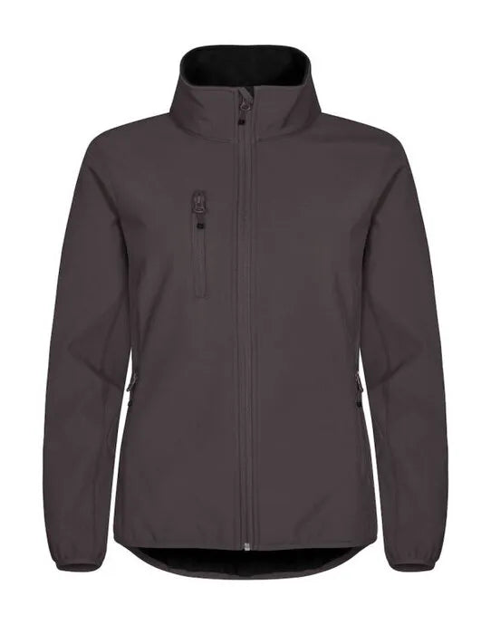 Clique - Ladies Classic Softshell Jacket - Dark Grey - Customisable OUTERWEAR