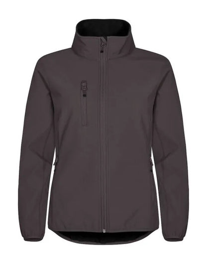 Clique - Ladies Classic Softshell Jacket - Dark Grey - Customisable OUTERWEAR