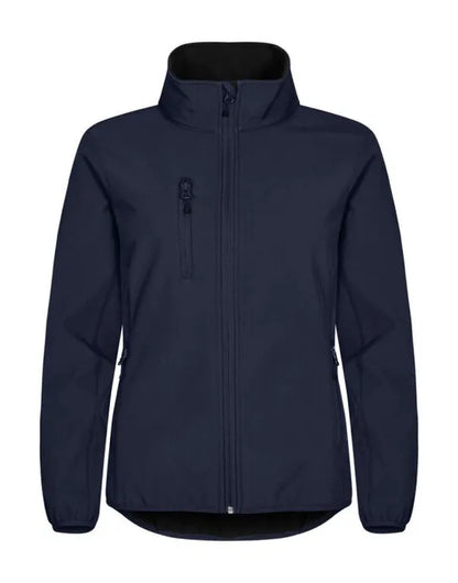 Clique - Ladies Classic Softshell Jacket - Dark Navy - Customisable OUTERWEAR