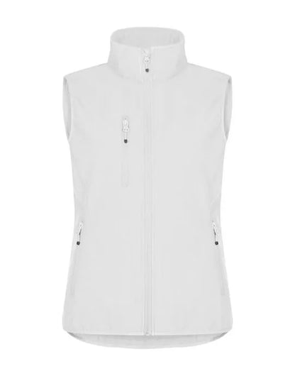 Clique - Ladies Classic Softshell Vest - CQ0200916 - White - Customisable OUTERWEAR