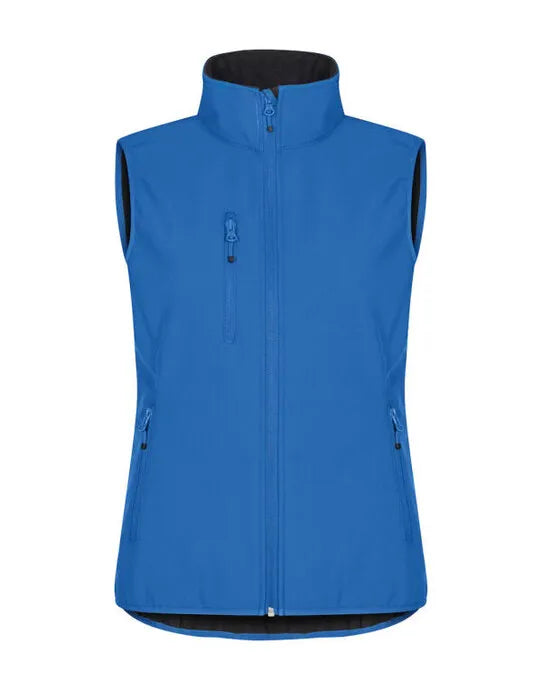 Clique - Ladies Classic Softshell Vest - CQ0200916 - Royal Blue - Customisable OUTERWEAR