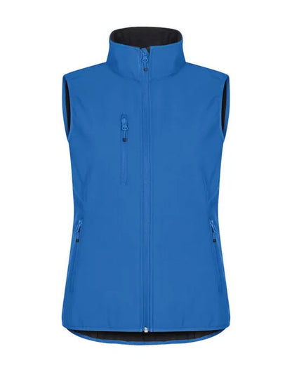 Clique - Ladies Classic Softshell Vest - CQ0200916 - Royal Blue - Customisable OUTERWEAR