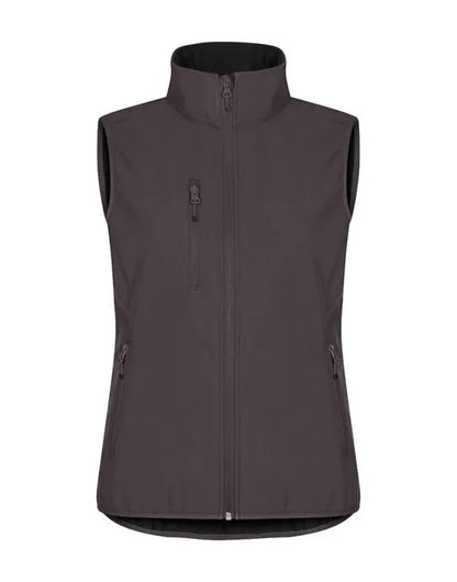 Clique - Ladies Classic Softshell Vest - CQ0200916 - Dark Grey - Customisable OUTERWEAR