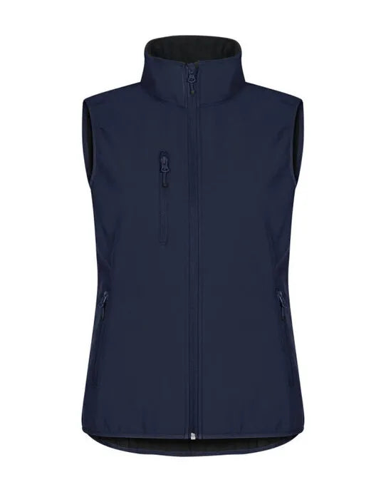 Clique - Ladies Classic Softshell Vest - CQ0200916 - Dark Navy - Customisable OUTERWEAR