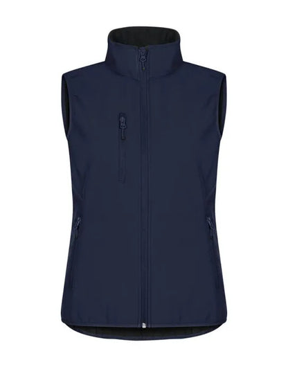 Clique - Ladies Classic Softshell Vest - CQ0200916 - Dark Navy - Customisable OUTERWEAR