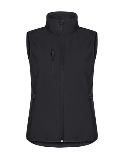 Clique - Ladies Classic Softshell Vest - CQ0200916 - Black - Customisable OUTERWEAR