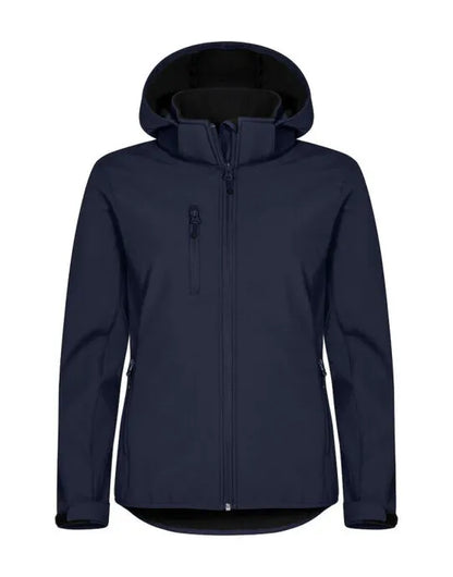Clique - Ladies Classic Softshell Hoody - Dark Navy - Customisable OUTERWEAR