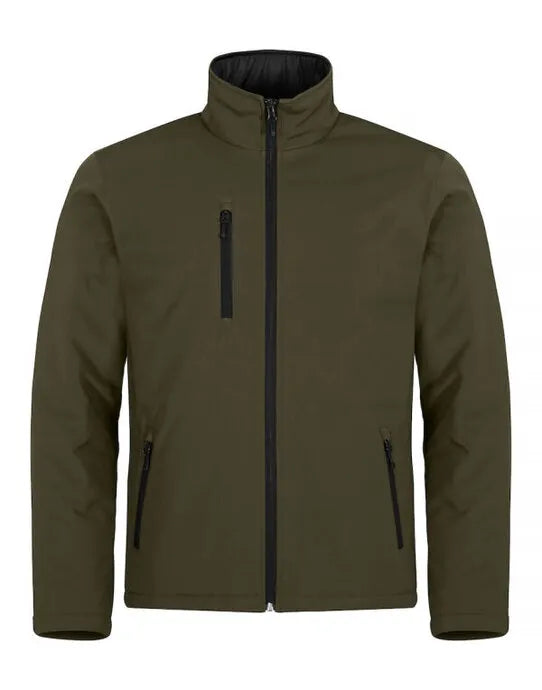 Clique - Padded Softshell - Fog Green - Customisable OUTERWEAR