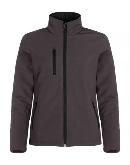 Clique - Ladies Padded Softshell - Dark Grey - Customisable OUTERWEAR