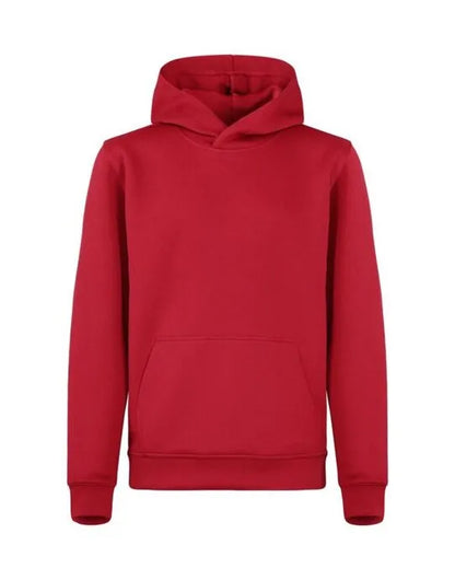 Clique Miami Hoody Junior Cq0201021 - Red 9-11 - Customisable SWEATSHIRTS AND HOODIES