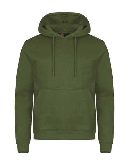 Clique - Miami Hoody - Army Green - Customisable SWEATSHIRTS AND HOODIES
