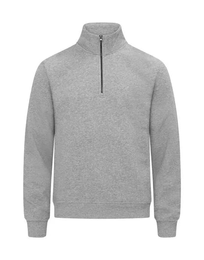 Clique Miami Half Zip Cq0201033 - Grey Melange L - Customisable SWEATSHIRTS AND HOODIES