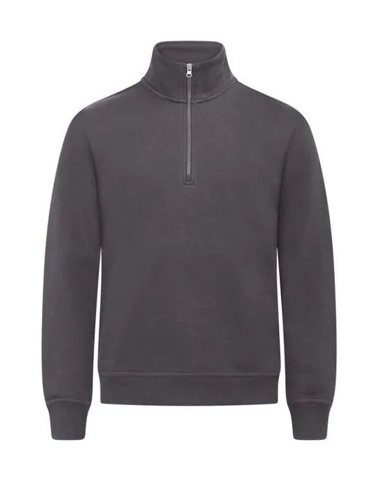 Clique Miami Half Zip Cq0201033 - Metal Grey M - Customisable SWEATSHIRTS AND HOODIES