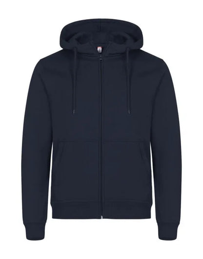 Clique Miami Full Zip Hoody Cq0201034 - Dark Navy S - Customisable SWEATSHIRTS AND HOODIES