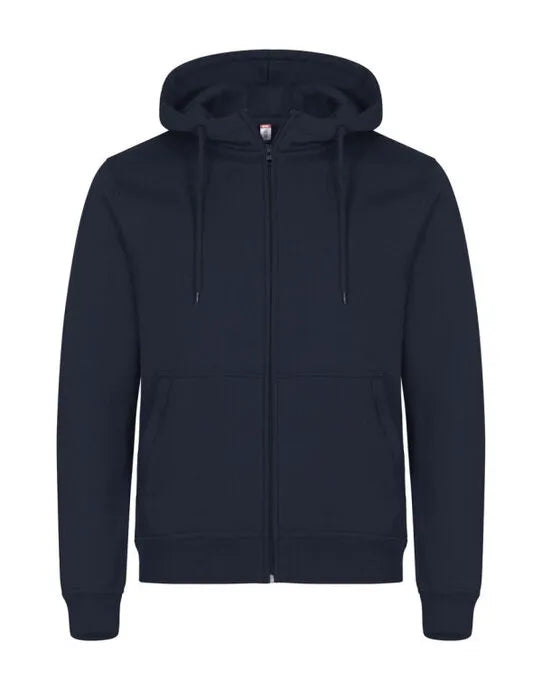 Clique Miami Full Zip Hoody Cq0201034 - Dark Navy L - Customisable SWEATSHIRTS AND HOODIES