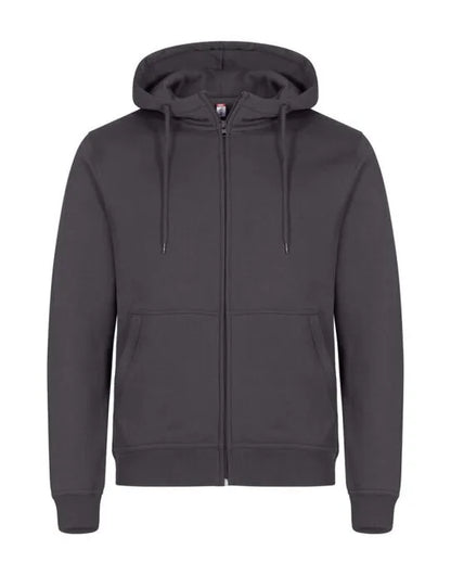 Clique Miami Full Zip Hoody Cq0201034 - Metal Grey 4XL - Customisable SWEATSHIRTS AND HOODIES
