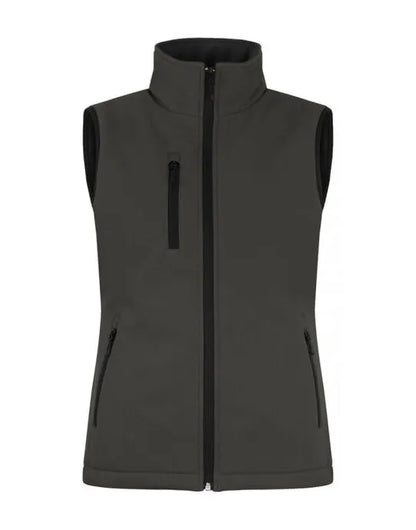 Clique - Ladies Padded Softshell Vest - Dark Grey - Customisable OUTERWEAR