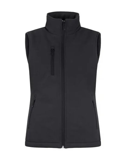 Clique - Ladies Padded Softshell Vest - Black - Customisable OUTERWEAR