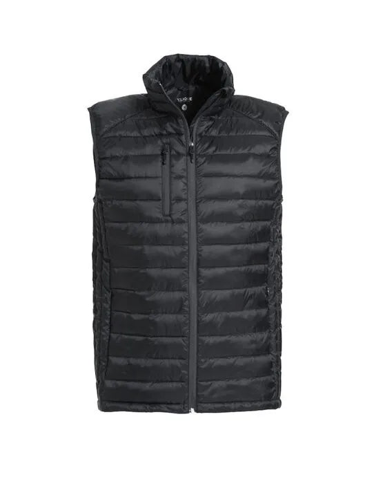 Clique - Hudson Vest - Black - Customisable OUTERWEAR